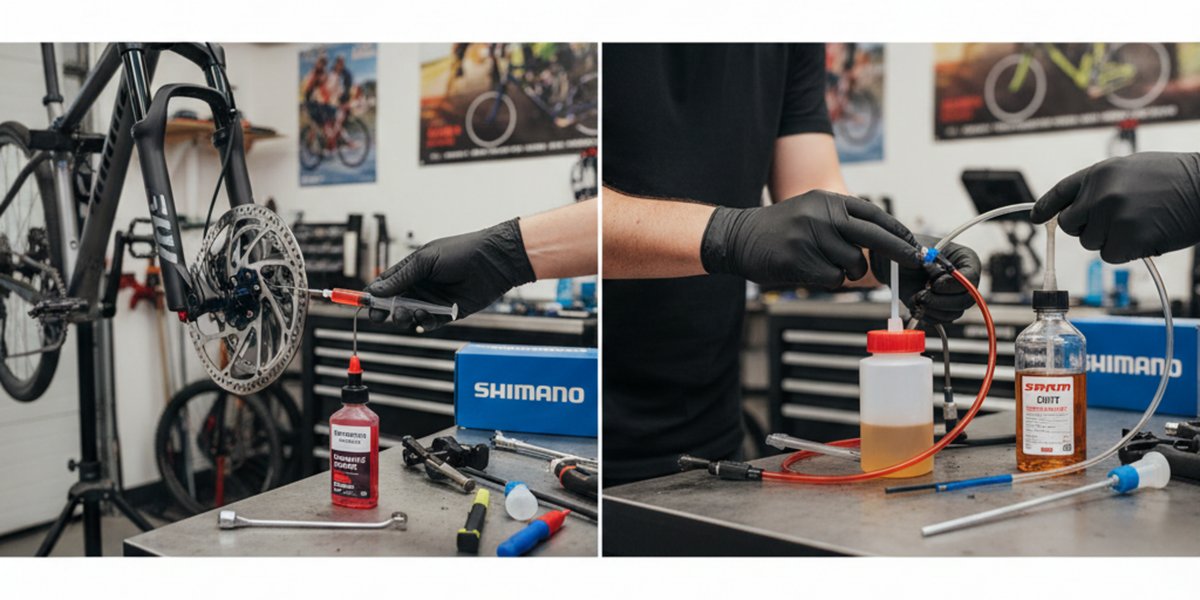 How to Bleed Disc Brakes — Shimano Mineral Oil vs SRAM DOT Fluid